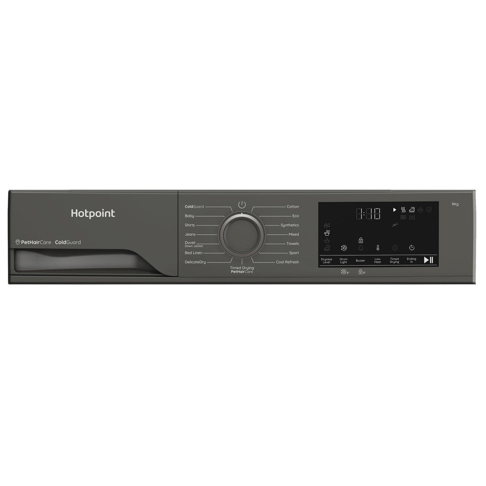 Hotpoint 9kg Heat Pump Dryer Manhattan Grey | HHDD90GGIRE