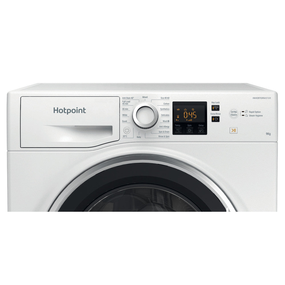 Hotpoint Anti-stain 9kg 1400 Spin Washing Machine White | HNR9 W64 WS IRE