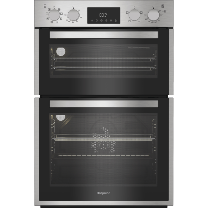 Hotpoint Built-in Electric Double Oven Inox | DIH82DIX