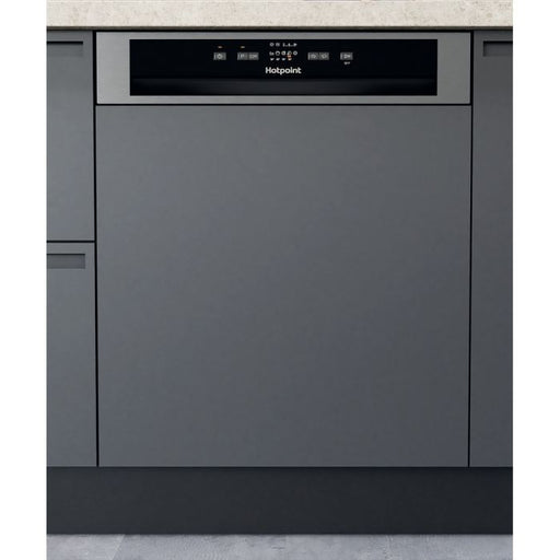 Hotpoint 14 Place Semi Integrated Dishwasher Stainless Steel | H3BL626XUK