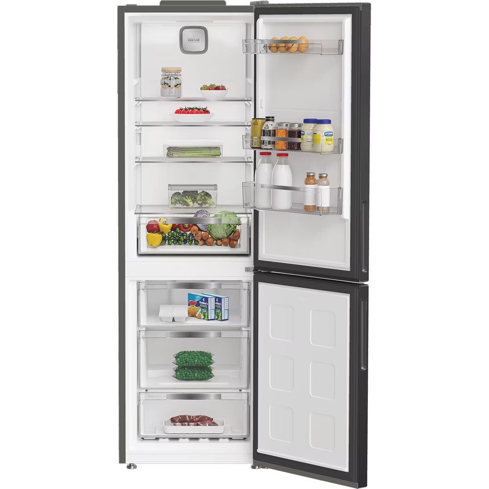 Hotpoint  Freestanding No Frost 60/40 Fridge Freezer Black Silver | HPK26363XBR5UK