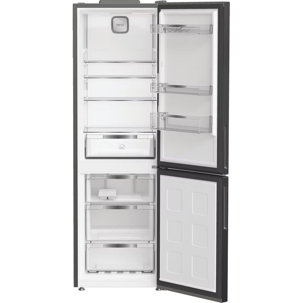Hotpoint  Freestanding No Frost 60/40 Fridge Freezer Black Silver | HPK26363XBR5UK