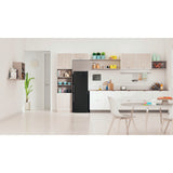 Indesit Freestanding Fridge Freezer Black | IB55532BUK thumbnail 4