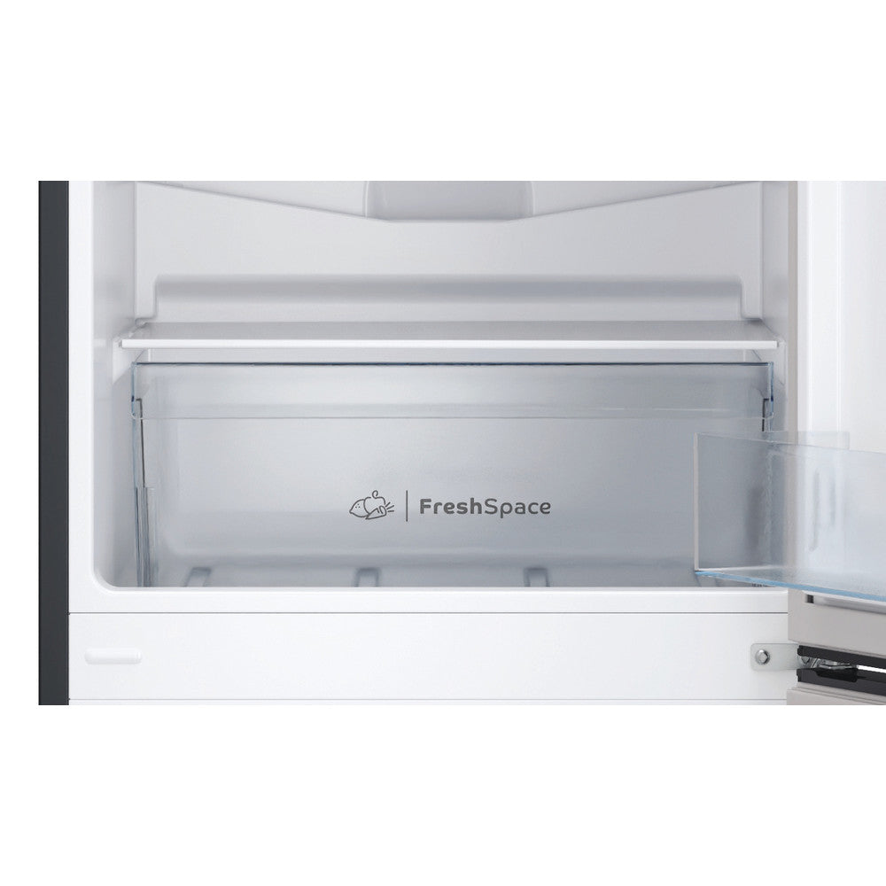 Indesit Freestanding Fridge Freezer Black | IB55532BUK