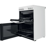 Indesit 60cm Electric Freestanding Double Oven Cooker White | ID67V9KMW/UK thumbnail 3