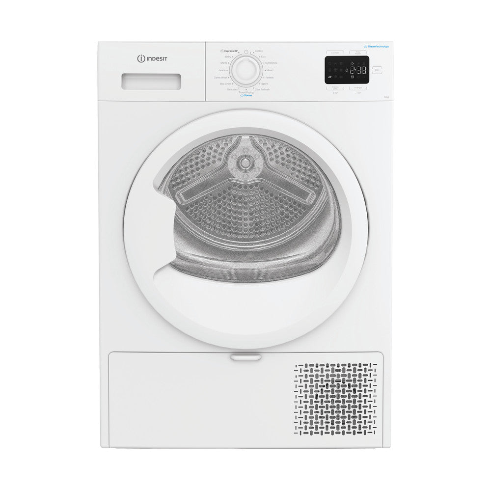 Indesit 8kg Heat Pump Tumble Dryer White | IDHE80WIRE