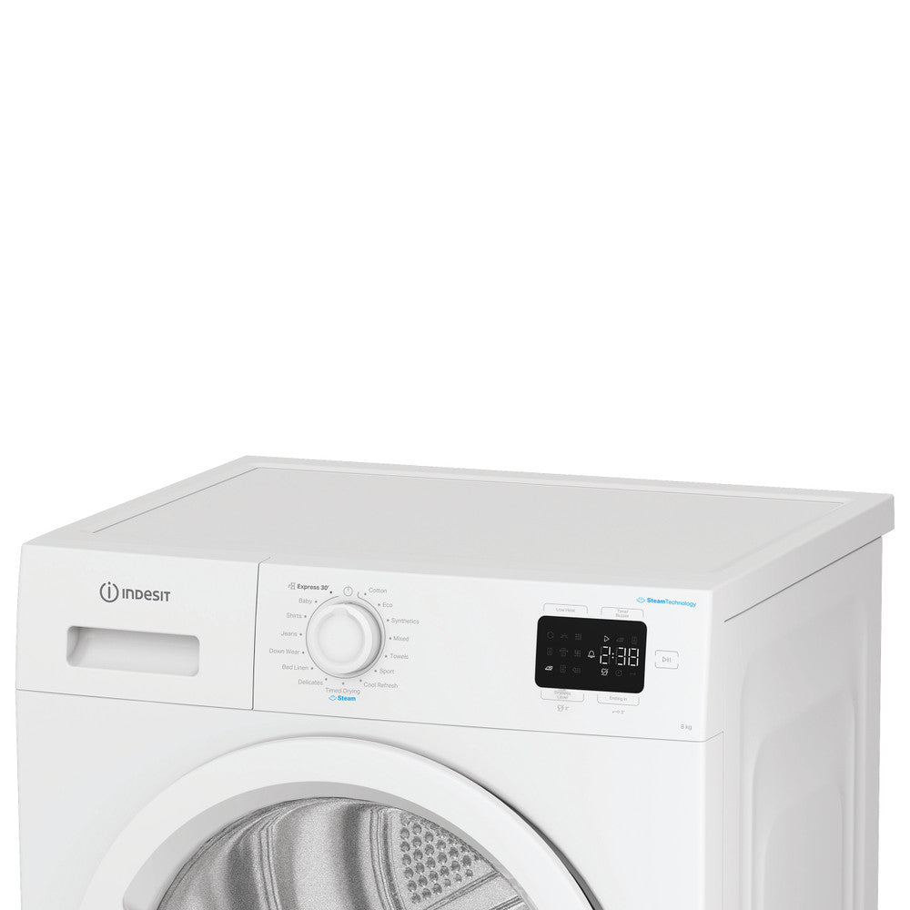 Indesit 8kg Heat Pump Tumble Dryer White | IDHE80WIRE