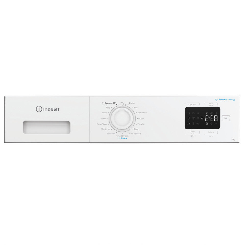 Indesit 8kg Heat Pump Tumble Dryer White | IDHE80WIRE