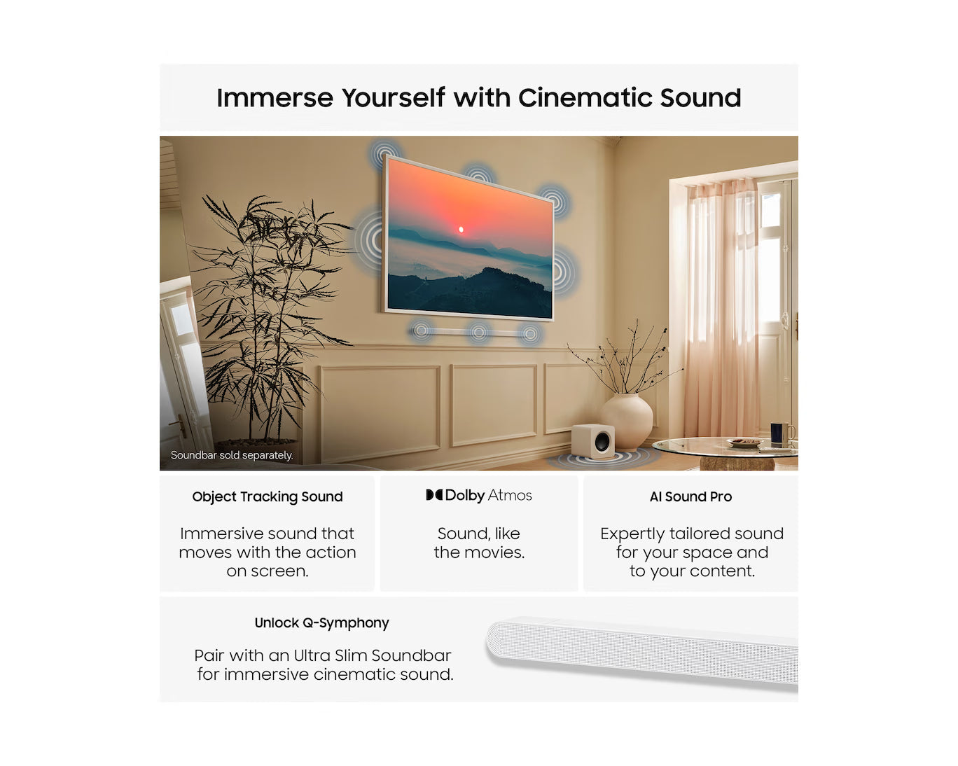 Samsung 55" The Frame Pro LS03HW Neo QLED 4K Vision AI Smart TV (2026) | QE55LS03HWUXXU
