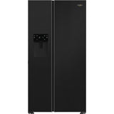 Whirlpool Plumbed Ice And Water 2 Door American Fridge Freezer Dark Inox | WHG26574WXK5UK thumbnail 1