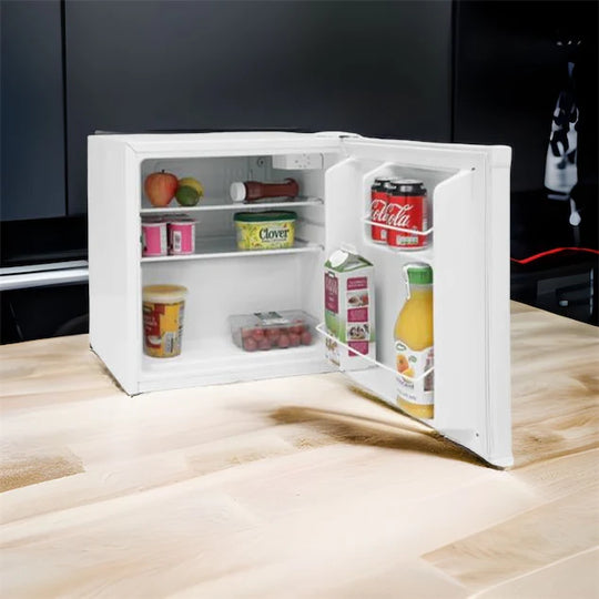 Adamo Table Top Fridge 46L with Ice Box & Lock White | BC-50C