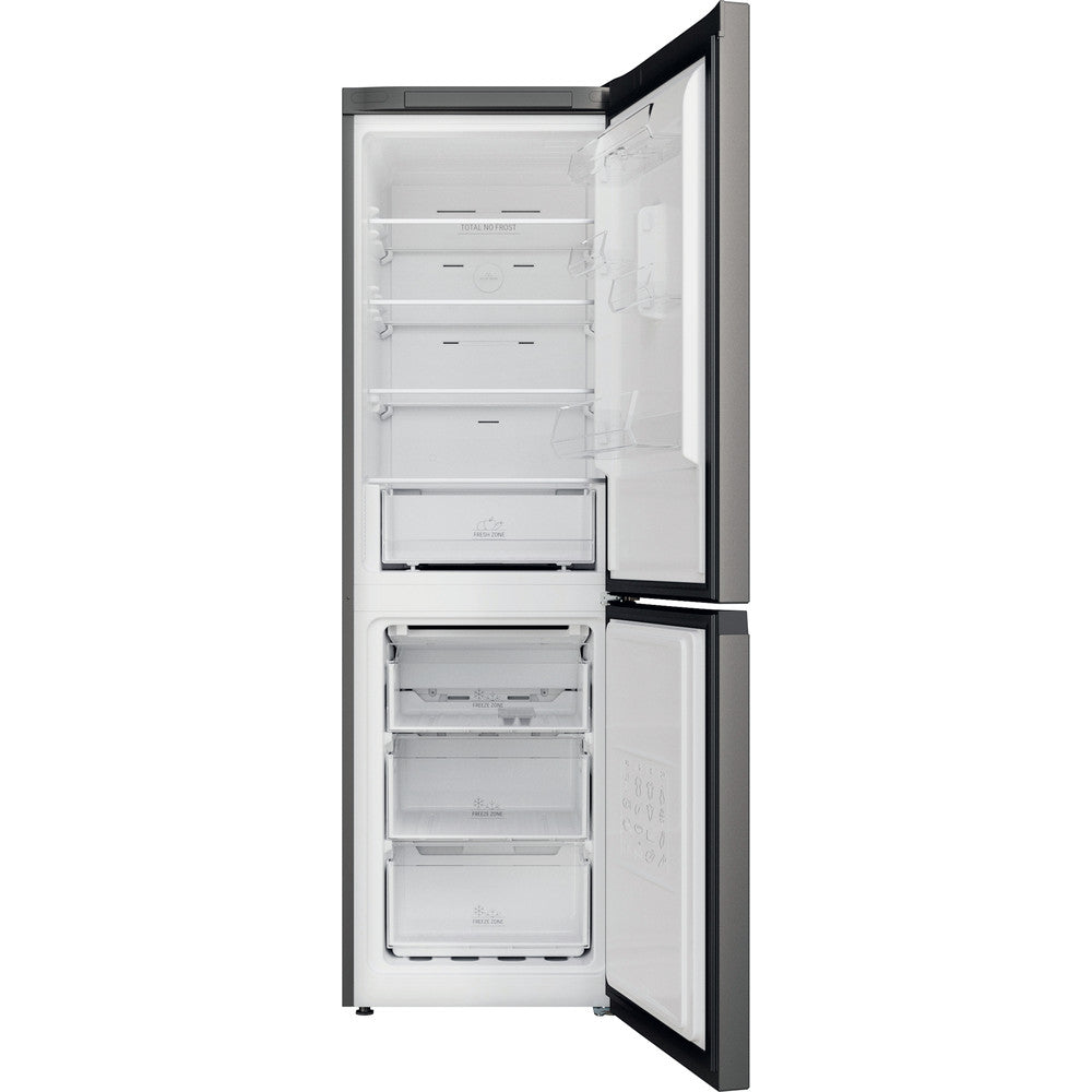 Hotpoint 70/30 Fridge Freezer Frost Free Silver Black | H5X820SK