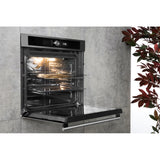 Hotpoint Class 5 Electric Single Built In Oven Stainless Steel | SI5854PIX thumbnail 2