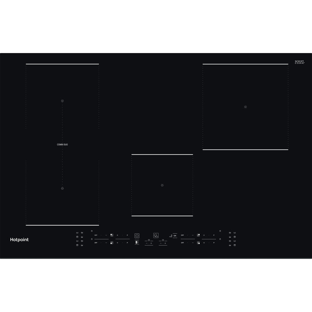 Hotpoint 77cm Induction Hob With My Menu | TB3977BBF