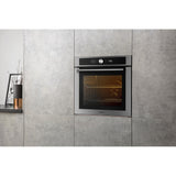 Hotpoint Class 5 Electric Single Built In Oven Stainless Steel | SI5854PIX thumbnail 3