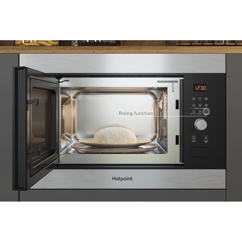 Hotpoint Built In Compact Microwave Oven Inox | MF25GIXH