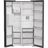 Whirlpool Plumbed Ice And Water 2 Door American Fridge Freezer Dark Inox | WHG26574WXK5UK thumbnail 3