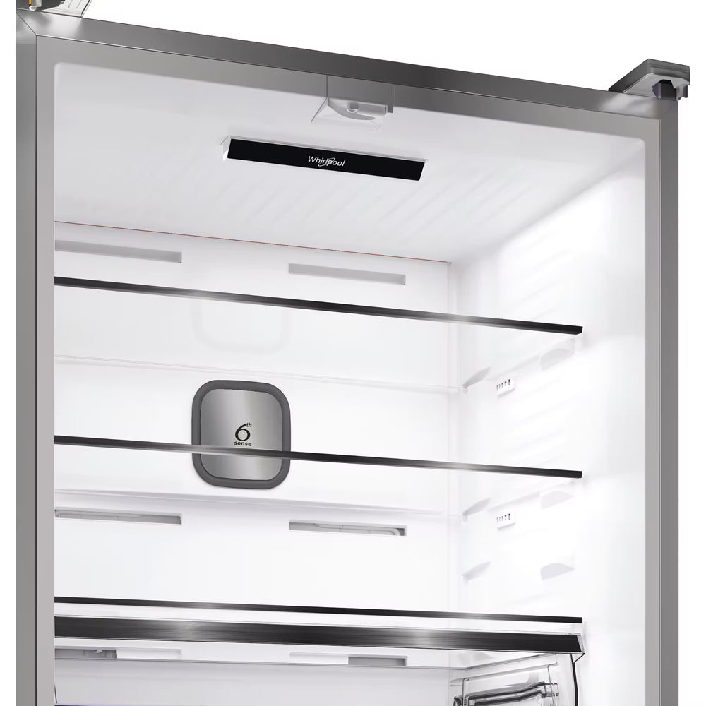 Whirlpool Dual No Frost American Fridge Freezer with Fresh Lock Inox Steel | WHG26513XK4UK