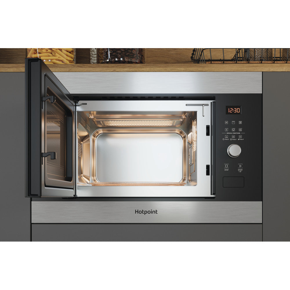 Hotpoint Built In Compact Microwave Oven Inox | MF25GIXH