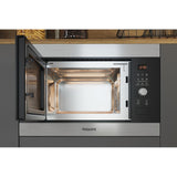 Hotpoint Built In Compact Microwave Oven Inox | MF25GIXH thumbnail 3