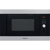Hotpoint Built In Compact Microwave Oven Inox | MF25GIXH thumbnail 1