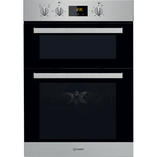 Indesit Built In Double Oven Stainless Steel | IDD6340IX