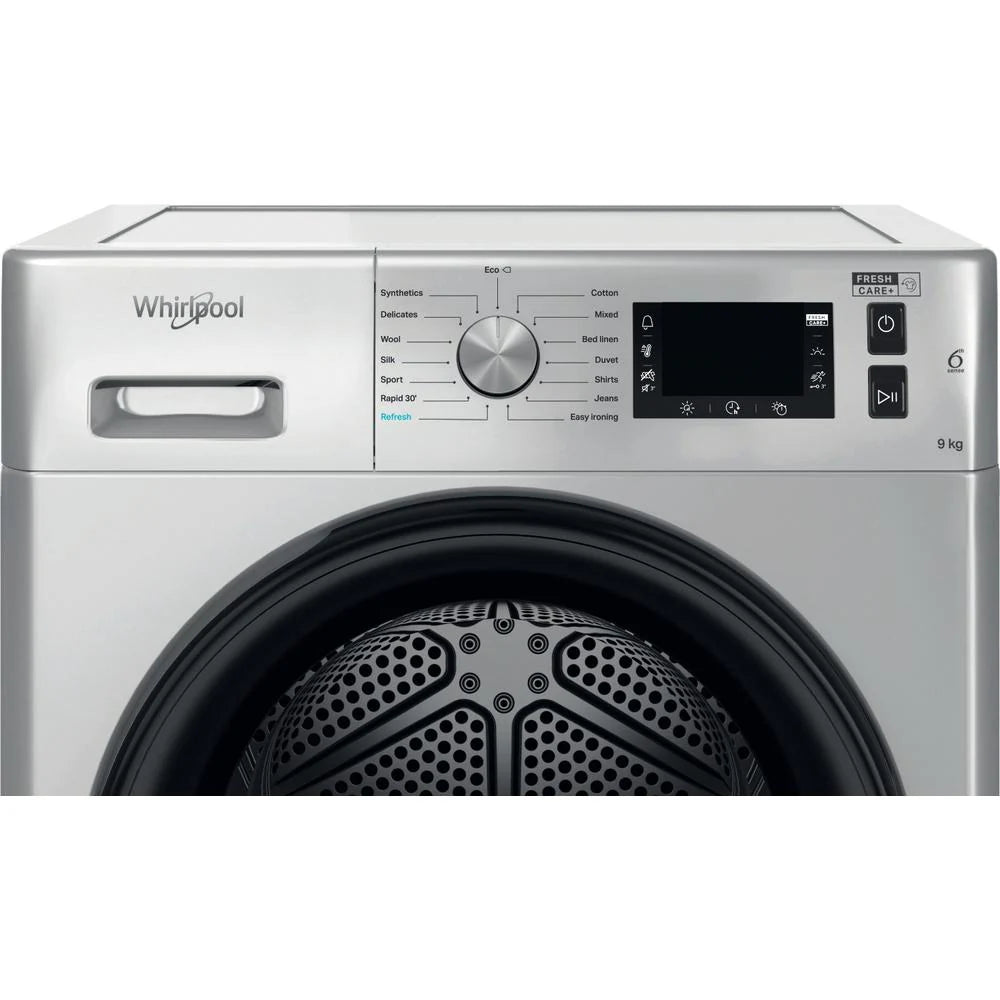 Whirlpool 9KG Heat Pump Dryer Silver | FFTM229X2SKUK