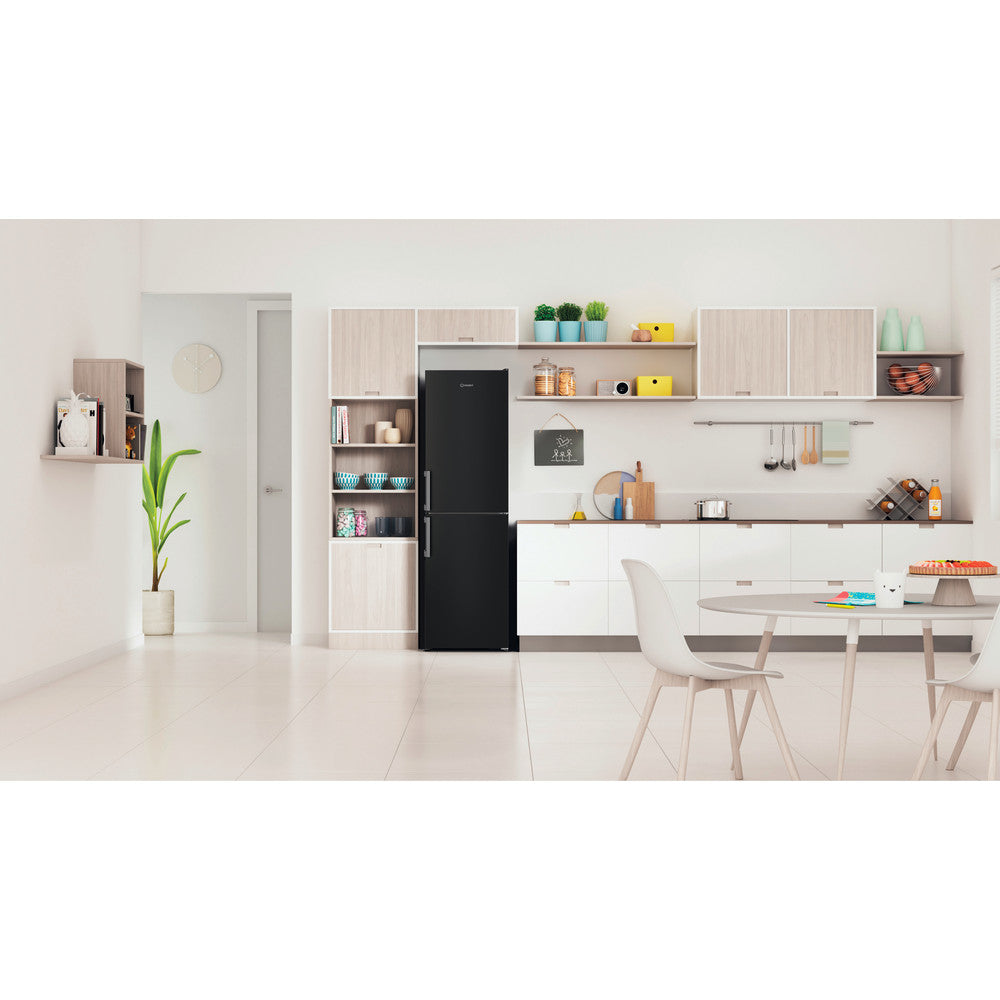 Indesit Low Frost Fridge Freezer Black | IB55732BUK