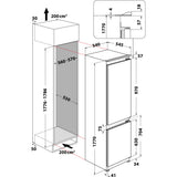 Hotpoint Low Frost Integrated Fridge Freezer | HMCB70302UK thumbnail 8