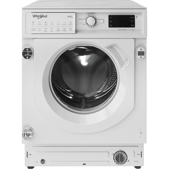 Whirlpool Integrated Washer Dryer 9+6KG White | BIWDWG961485