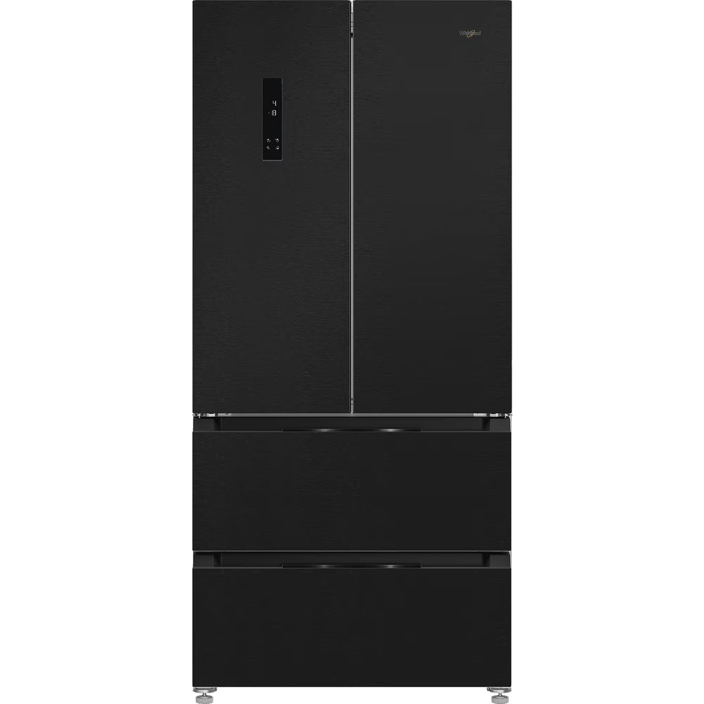 Whirlpool Dual No Frost American Fridge Freezer with Fresh Lock Inox Steel | WHG26513XK4UK