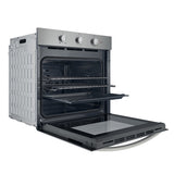 Indesit Click&Clean Electric Single Fan Oven Inox | IO233XUK thumbnail 3