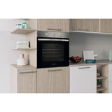 Indesit Click&Clean Electric Single Fan Oven Inox | IO233XUK thumbnail 5