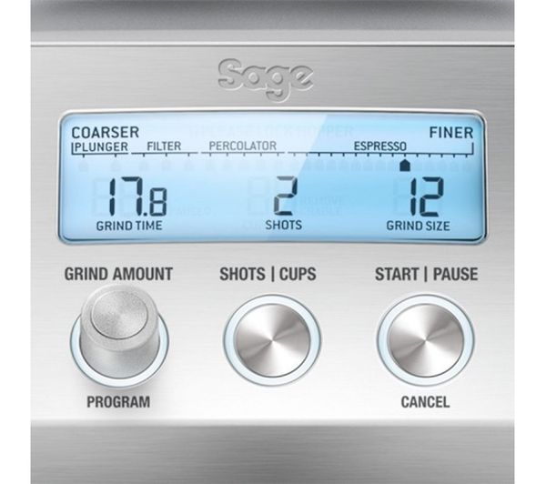 Sage Smart Grinder Pro Stainless Steel | BCG820BSSUK