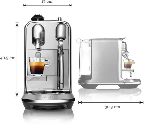 Sage The Creatista Plus Nespresso Steel | BNE800BSSUK