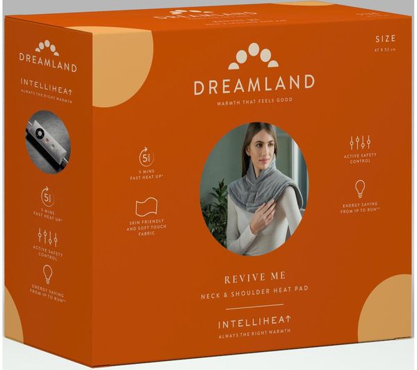 Dreamland Revive Me Neck & Shoulder Heating Pad Grey | 16895