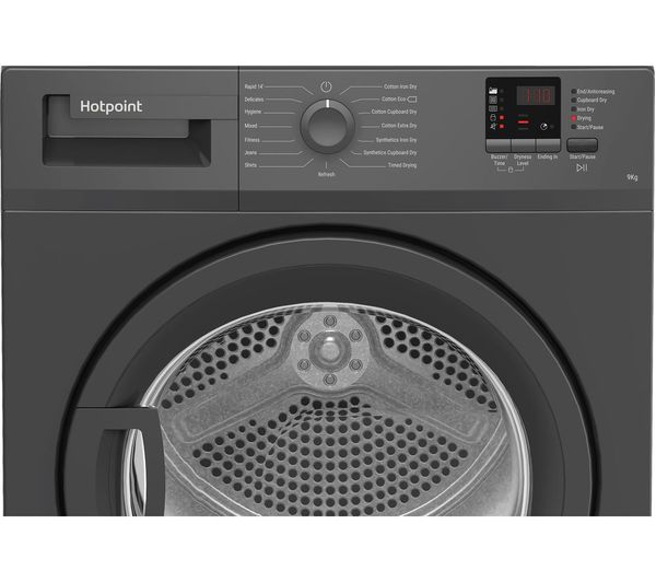 Hotpoint Condenser Dryer 9kg Anthracite | CHDC92GGGDUK