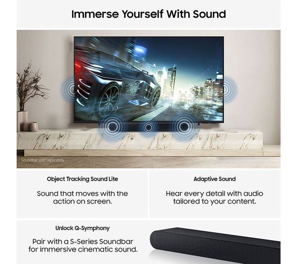 Samsung Q7F 50" 4K QLED Smart TV (2025) | QE50Q7FAAUXXU