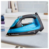 Morphy Richards 3100W Turbosteam Pro Digital Intellitemp Steam Iron Blue | 303210 thumbnail 2