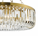 Sigourney 8 Light Pendant Satin Gold and Crystal-SIG0835 thumbnail 8