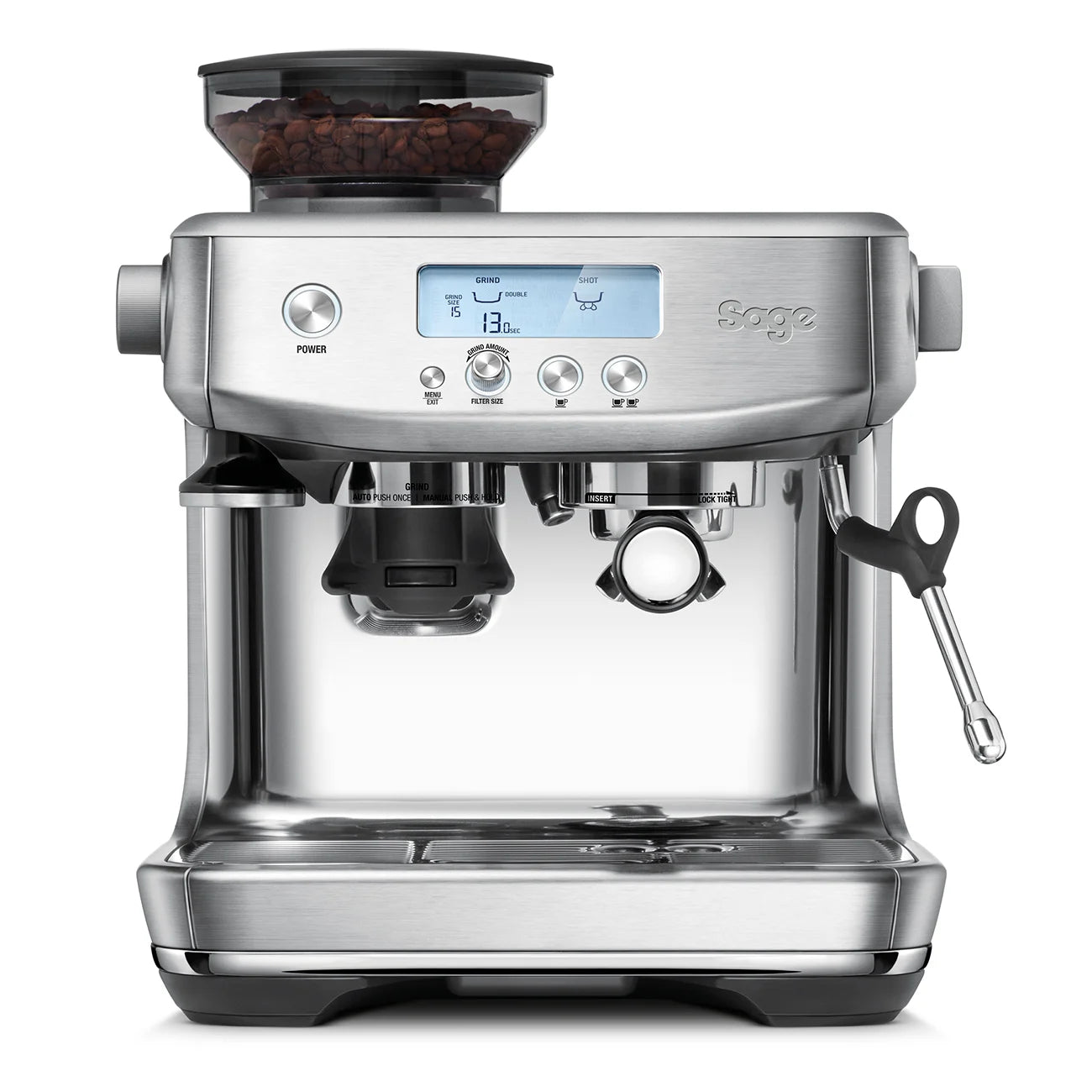Sage the Barista Pro Brushed Stainless Steel-SES878BSS4GEU1