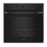 Indesit Click&Clean Electric Single Fan Oven Black | IO233BUK thumbnail 1