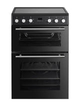 PowerPoint 60cm Double Cavity with Ceramic Hob Black | P06C2MDBL thumbnail 1