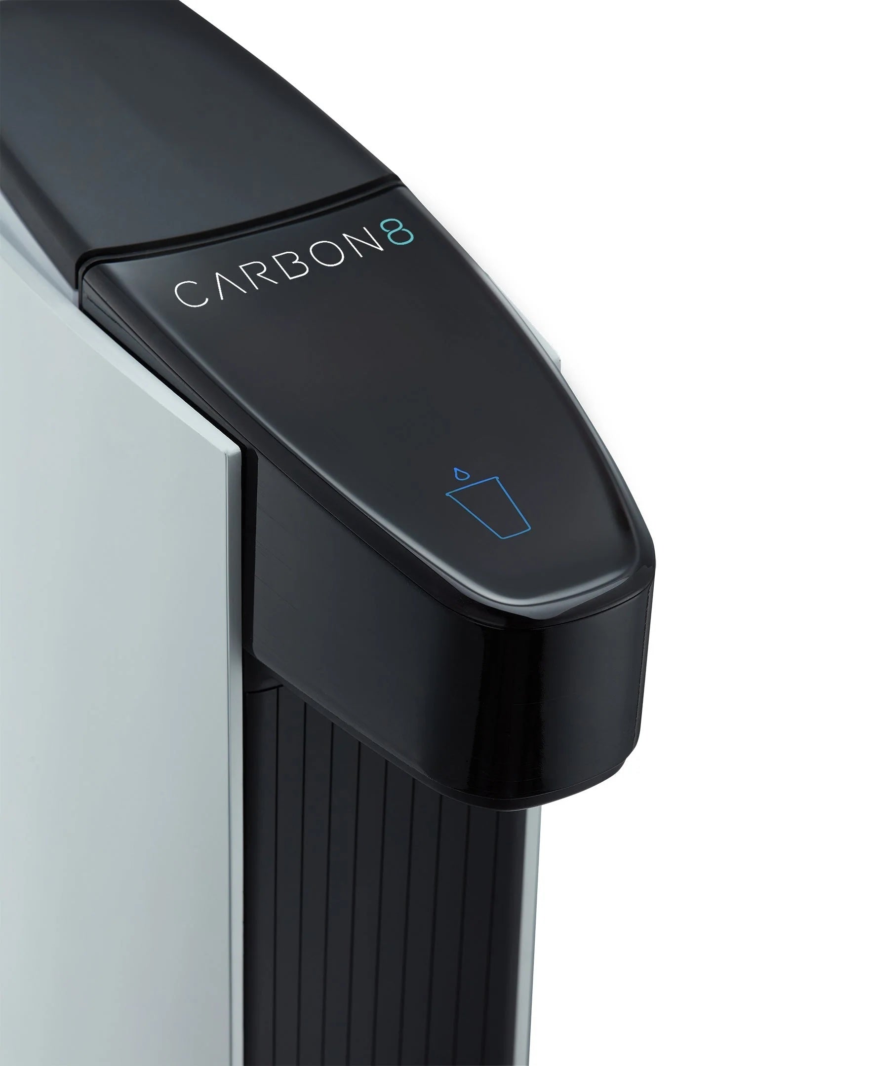 Carbon8 One Touch Sparkling Water Maker 2L Silver | C8-01-AL