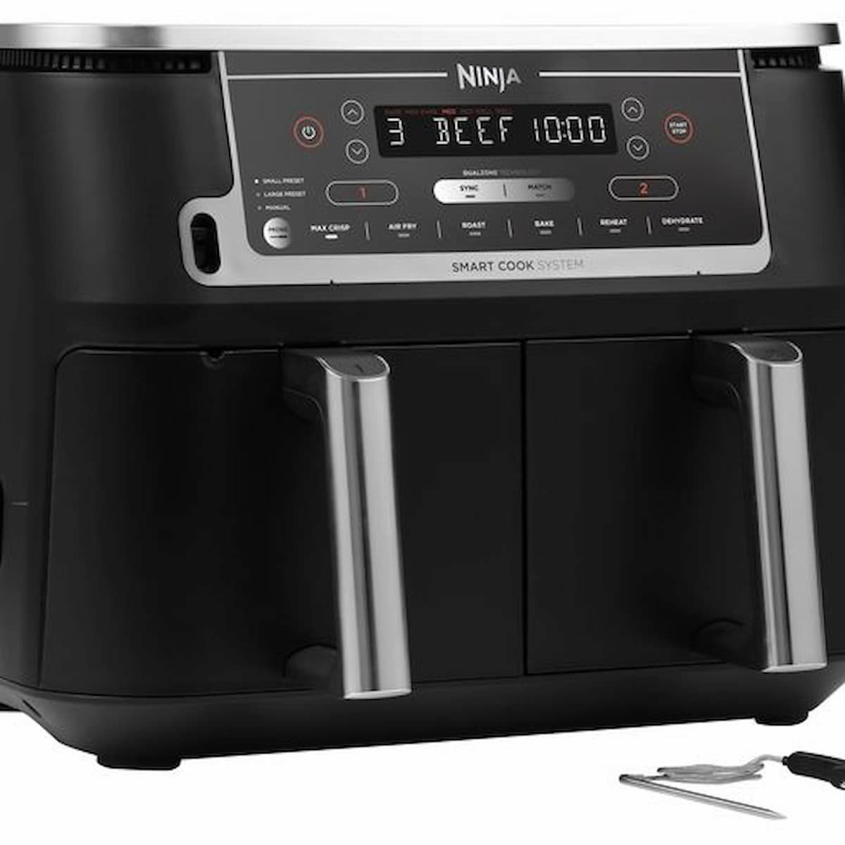 Ninja Foodi MAX Dual Zone Air Fryer with Probe AF451UK