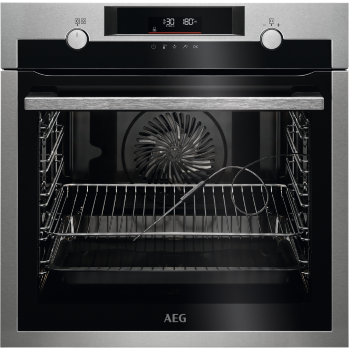 AEG 6000 SteamBake Built in Single Oven | BPE556060M