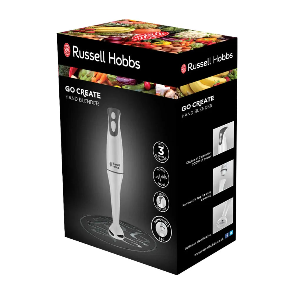 Russell Hobbs Go Create Hand Blender 200w White | 27550