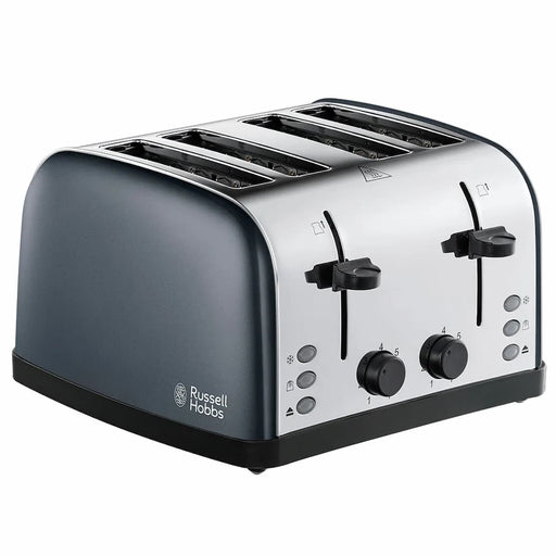 Colours Plus Grey 4 Slice Toaster 28364