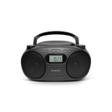 Roberts Portable FM/AM Boombox With CD Player Black | ZOOMBOXFMBK thumbnail 1