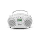 Roberts Portable FM/AM Boombox With CD Player White | ZOOMBOXFMW thumbnail 1